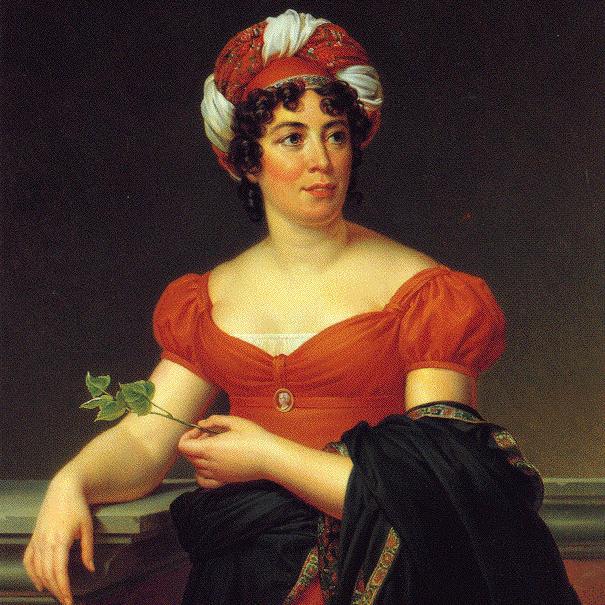 Portrait de Madame de Staël, oeuvre du peintre François Gérard (1770 - 1837). [DP]