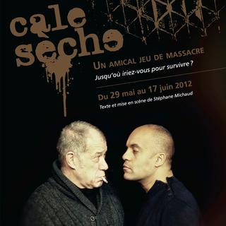 Affiche du spectacle "Cale sèche" de Stéphane Michaud avec Jacques Probst et David Valère. [t50.ch - Christian Pfahl]