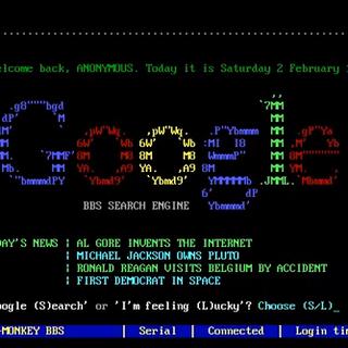 Google… disponible aussi pour DOS. [Google]