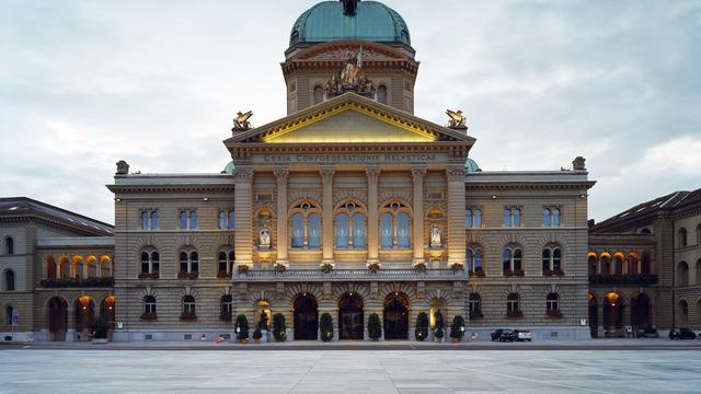 Le Palais fédéral, à Berne. [Gaëtan Bally]