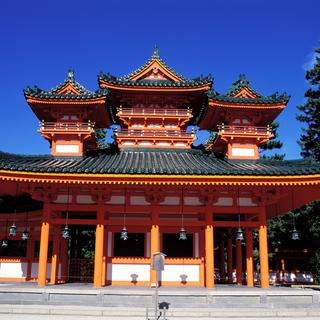 Le sanctuaire de Heian, à Kyoto. [hemis.fr / AFP - Bertrand Gardel]