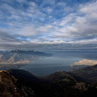 Vue du lac Léman depuis les Rochers de Naye. [Alessandro Della Bella]