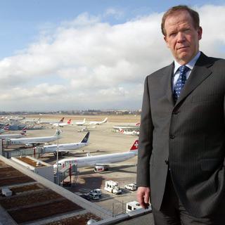 Robert Deillon, directeur général de l'aéroport international de Genève. [Andrée-Noëlle Pot]