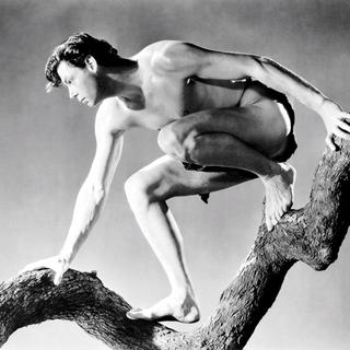 Johnny Weissmuller dans le rôle de "Tarzan" en 1934. [Wolf Tracer Archive / Photo 12 / AFP]