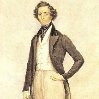 Félix Mendelsohnn en 1839 par James Warren Childe. [DP]