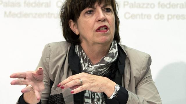 Maria Roth-Bernasconi, conseillère nationale socialiste genevoise. [Peter Schneider]