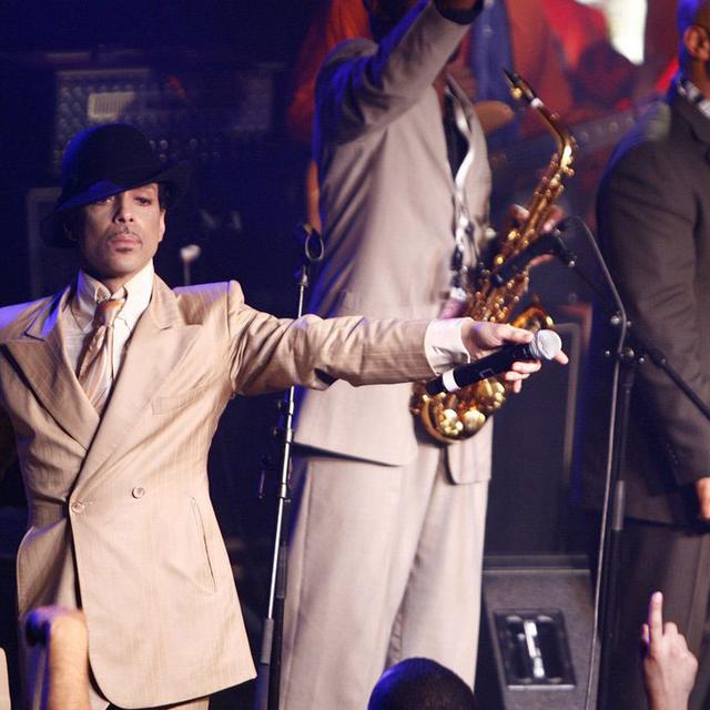 Prince lors d'un concert donné au Montreux Jazz Festival en 2007. [Laurent Gillieron]