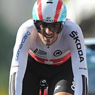 Médaillé de bronze du contre-la-montre, Fabian Cancellara veut se couvrir d’or sur la course en ligne. [Maurizio Delgl'Innocenti]
