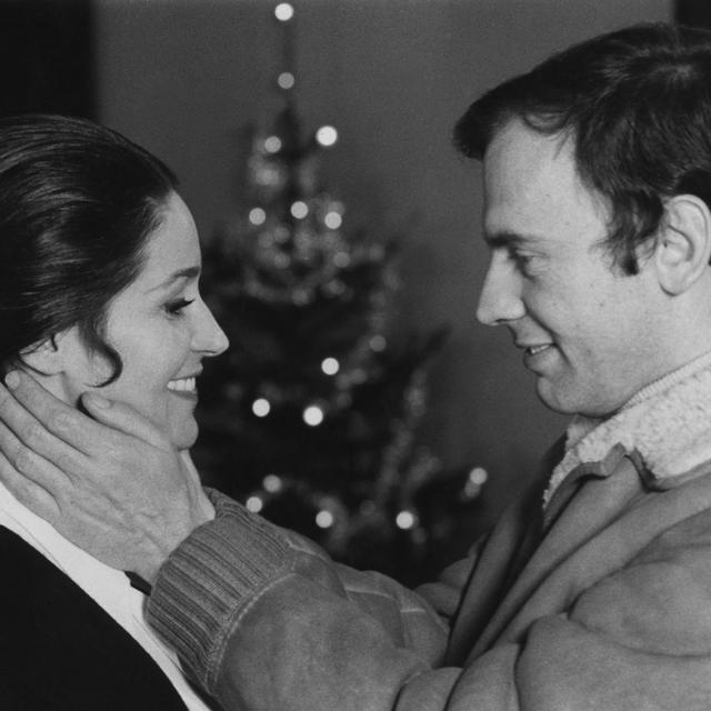 Françoise Fabian et Jean-Louis Trintignant dans "Ma nuit chez Maud", film d'Eric Rohmer (1969). [Films Du Losange / The Kobal Collection / AFP]