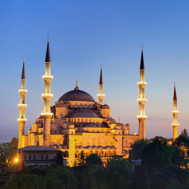 Istanbul, la mosquée bleue. [Circumnavigation]