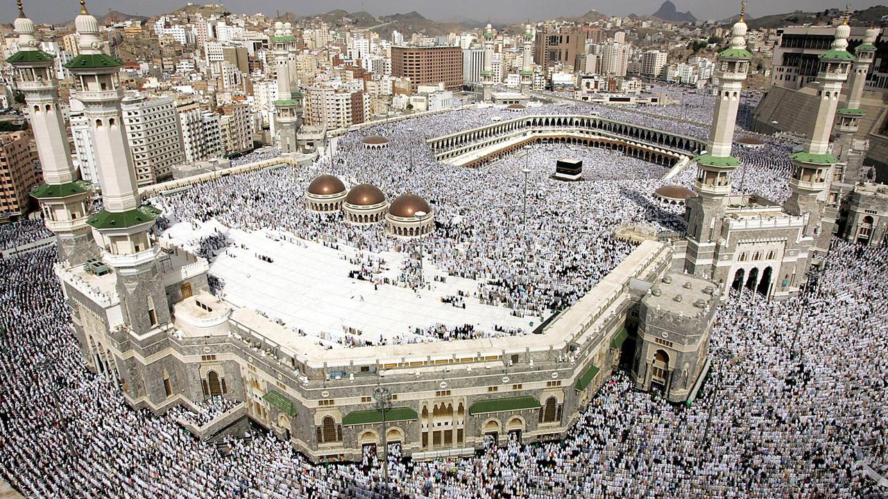 Vue générale de la Grande Mosquée de La Mecque. [Karim Sahib]