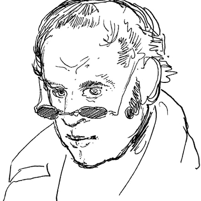 Rodolphe Töpffer - autoportrait. [Wikipédia]