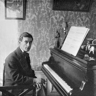 Portrait de Maurice Ravel en 1914.