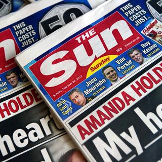 Le journal "The sun" a souvent défrayé la chronique en Grande-Bretagne. [Migneul Medina]