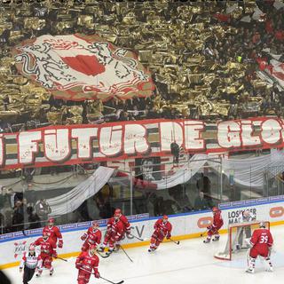 Le Lausanne Hockey Club peut compter sur des supporters fidèles. [Laurent Gilliéron]