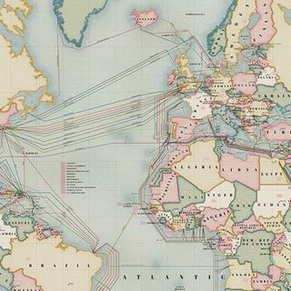 La carte des câbles sous-marins.