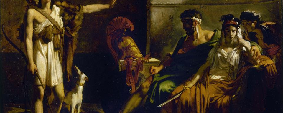 "Phèdre et Hippolyte", tableau de Pierre-Narcisse Barin Guérin (1774-1833). Musée d'Orléans.