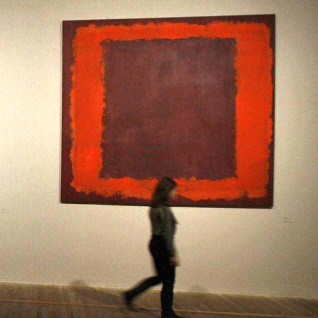 Vue de l'exposition de "Rothko, The Late Series" à la Tate Modern de Londres en 2009. [Andrew Winning]