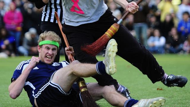 Le Quidditch, du roman à la réalité. [AFP - Emmanuel Dunand]