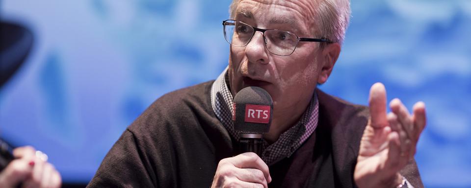 Dominique Bourg, philosophe et professeur à l'Université de Lausanne. [RTS - Alexandre Chatton]