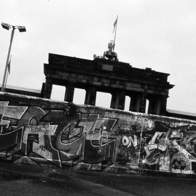 Le mur de Berlin avant sa chute en 1989. [DR]