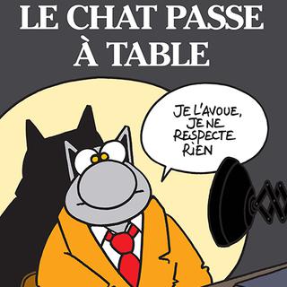La couverture de "Le Chat passe à table". [Casterman]