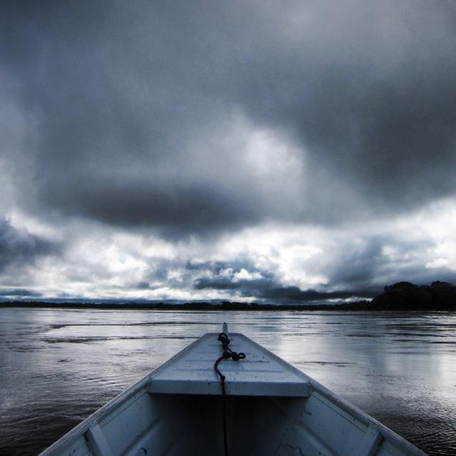 Fleuve Xingu, mai 2014. [Arnaud Robert]