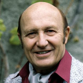 Frédéric Dard à Genève en 1980. [AP Photo/Keystone - Donald Stampfli]