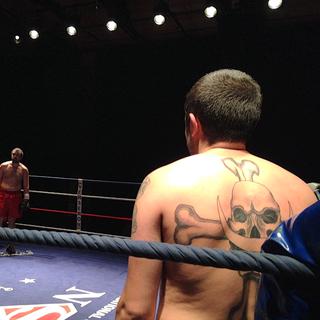 Jérémie (tatoué) et Julien Canabate, boxe. Nicolas Carrel, poésie pugnace [Thierry Sartoretti]
