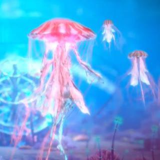 Une capture d'écran du court métrage "Le bal des méduses".