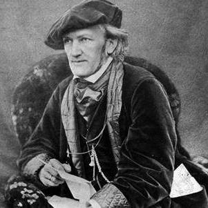 Portrait de Richard Wagner en 1868.