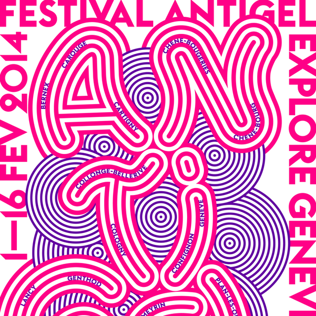 L'affiche 2014 du Festival Antigel. [Dr]