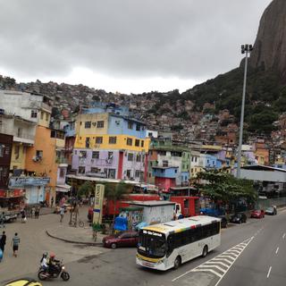 Reportage à Rocinha, la plus grande favela de Rio. [Muriel Mérat]