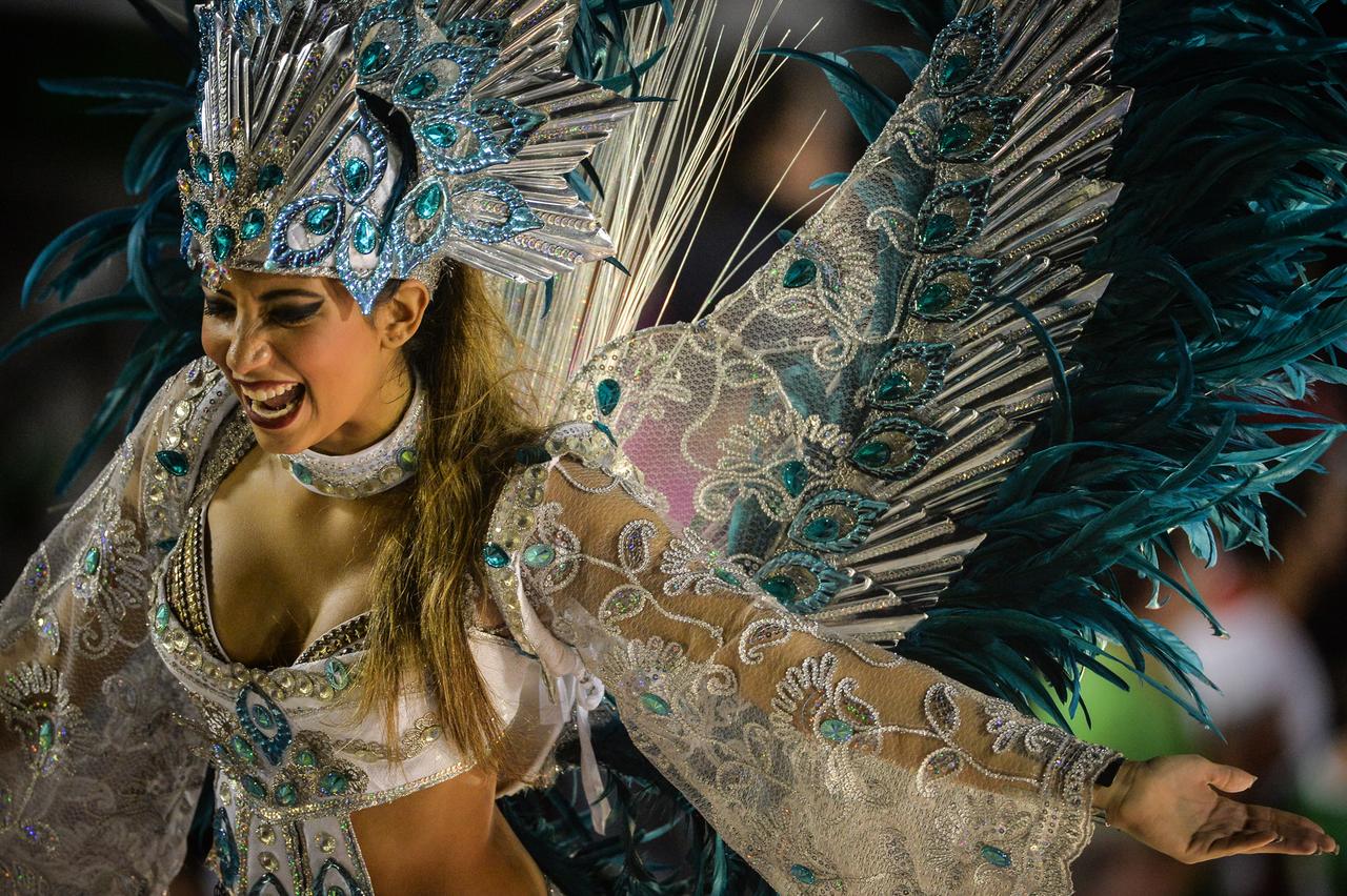 Dans l'ambiance du carnaval de Rio! [AFP - Yasuyoshi Chiba]