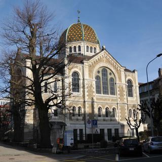 La synagogue de La Chaux-de-Fonds, construite en 1896. [RTS Religion]