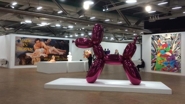 Une vue de l'exposition de Jeff Koons au Centre Pompidou, à Paris. [RTS - Michel Masserey]