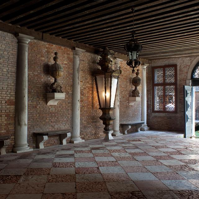 A l'intérieur du Palazzo Gradenigo à Venise. [Luxproductions.com - Jean-François Jaussaud]