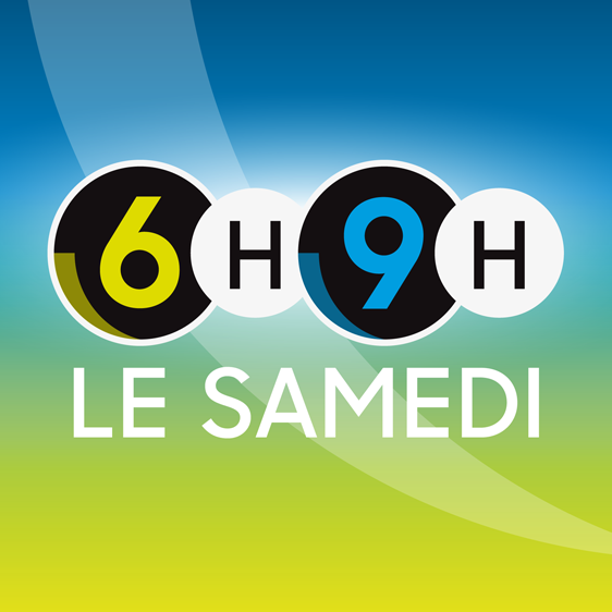 Logo Six heures - Neuf heures, le samedi [RTS]