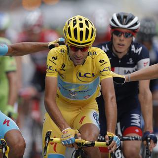 Nibali remporte le Tour de France 2014. [Laurent Rebours]