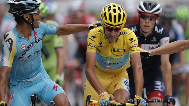 Nibali remporte le Tour de France 2014. [Laurent Rebours]
