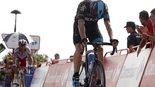 Christopher Froome durant la 9e étape de la Vuelta 2015. [Jose Jordan]