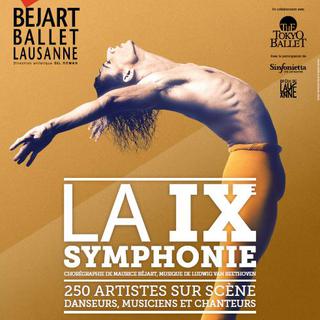 Affiche de "La IX Symphonie" du Ballet Béjart. [cigm.ch]