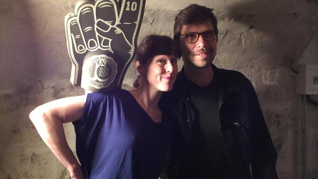 Ellen Ichters et Pedro Winter, patron de Ed Banger Records et ancien manager de Daft Punk.