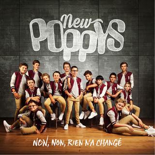 Pochette du single "Non, non, rien n'a changé" des New Poppys. [Biarritz Paris Music]