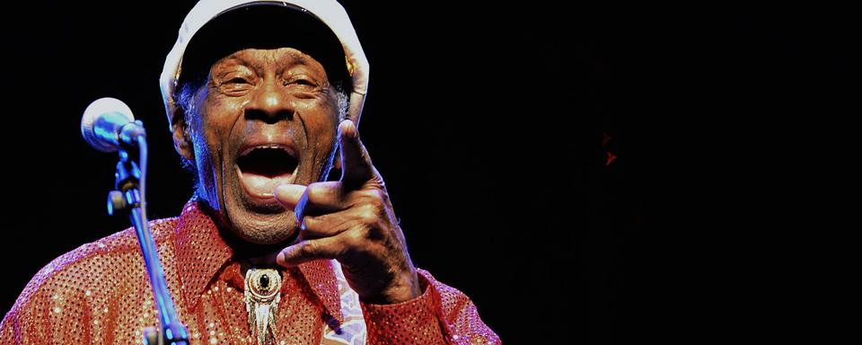 Chuck Berry sur scène à Montevideo en 2013. [AFP - Pablo Porciuncula]