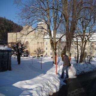 L'abbaye de Bellelay, siège des Services psychiatriques Jura bernois - Bienne-Seeland. [RTS - Philippe Ligron]