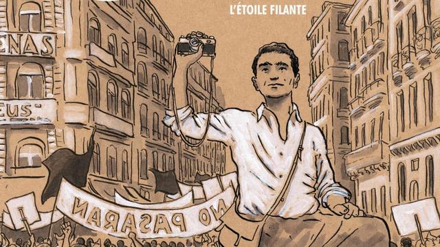 La couverture de "Capa, l'étoile filante" par Florent Silloray. [Casterman]