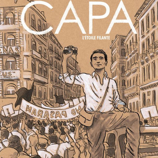 La couverture de "Capa, l'étoile filante" par Florent Silloray. [Casterman]