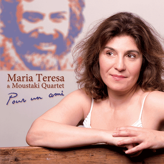 Pochette du single "Pour un ami" de Maria Teresa et Moustaki Quartet. [L'Autre Distribution]