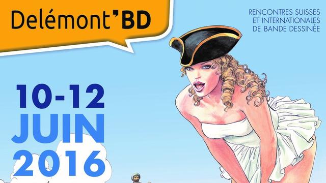 L'affiche de Delémont'BD 2016. [delemontbd.ch]